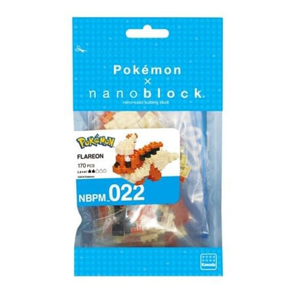 Flareon - Pokemon Nanoblock Kit - Building Blocks Toy - English - Kawada - NBPM-022