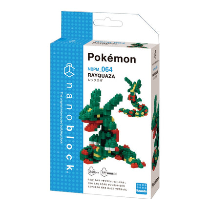 Rayquaza - Pokemon Nanoblock Kit - Building Blocks Toy - English - Kawada - NBPM-064