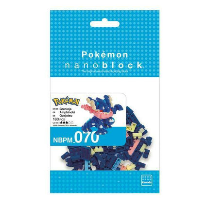 Greninja - Pokemon Nanoblock Kit - Building Blocks Toy - English - Kawada - NBPM-070