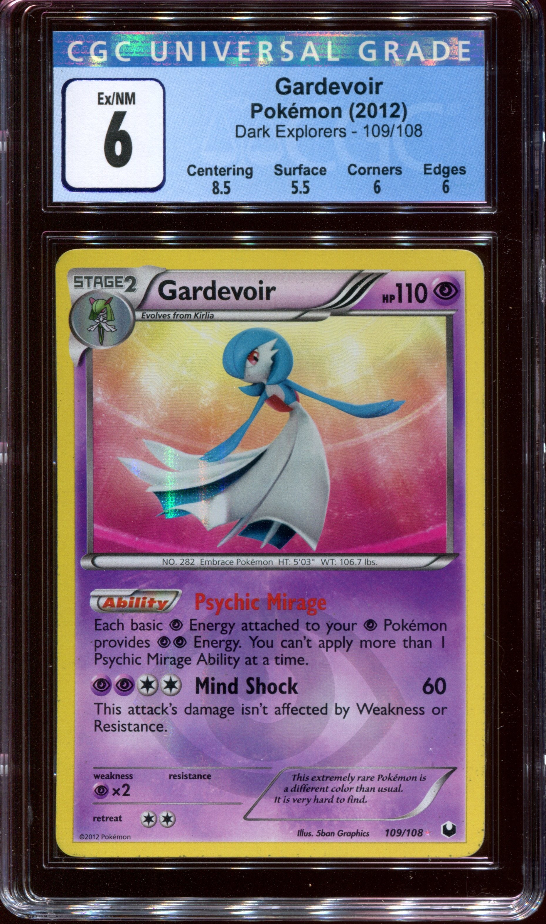 Pokemon Card - Dark Explorers 109/108 - GARDEVOIR (holo-foil)