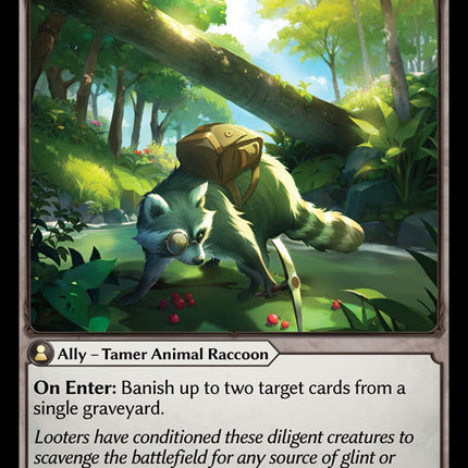 Scavenging Raccoon - FTC EN-045 - x1 - C - NM - Foil - Grand Archive TCG