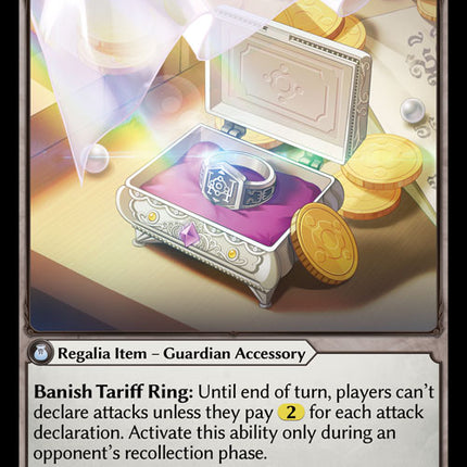 Tariff Ring - FTC EN-008 - x1 - C - NM - Foil - Grand Archive TCG