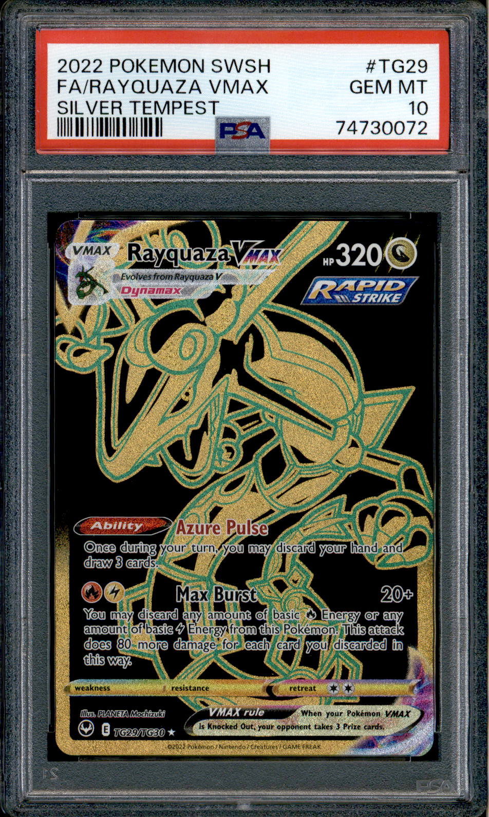 Rayquaza Dawn Form VMAX pokemon card