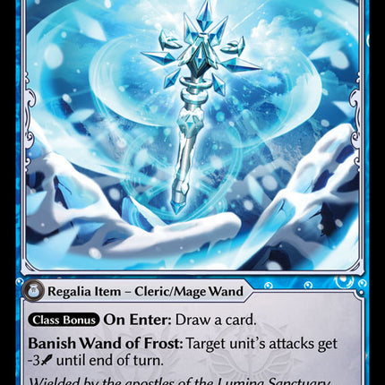 Wand of Frost - FTC EN-017 - x1 - R - NM - Foil - Grand Archive TCG