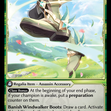 Windwalker Boots - FTC EN-021 - x1 - R - NM - Foil - Grand Archive TCG