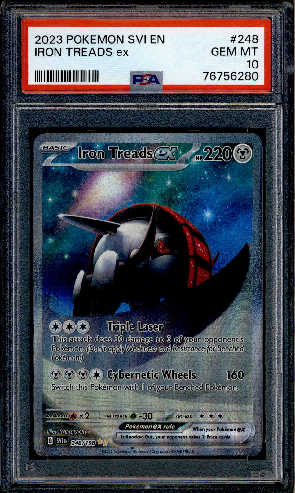 Koraidon ex - 231/198 - PSA 10 - Full Art - SVI - Pokemon - 56284 – Squeaks  Game World