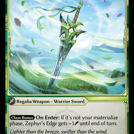 Zephyr's Edge - FTC EN-022 - x1 - R - NM - Foil - Grand Archive TCG